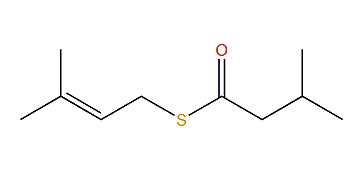 (S)-(3-Methylbut-2-enyl) 3-methylbutanethioate